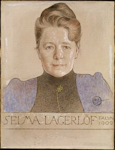 The Author Selma Lagerlöf (Carl Larsson) - Nationalmuseum - 24245