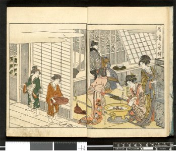 Seiro ehon nenju gyoji 青楼絵本年中行事 (A Picture Book of Annual Events in Yoshiwara) (BM 1979,0305,0.159.2 32)