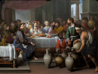 The Barber Institute of Fine Arts - Bartolomé Esteban Murillo - The Marriage Feast at CanaFXD