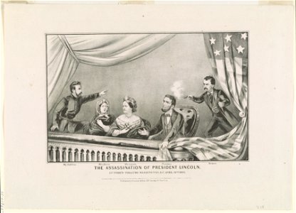 The assassination of President Lincoln- at Ford's Theatre, Washington, D.C., April 14th, 1865 LCCN90708801