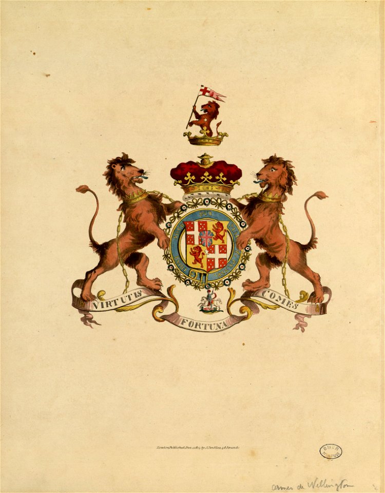 The Arms of his Grace the Duke of Wellington - Fonds Ancely - B315556101 A HEATH 005