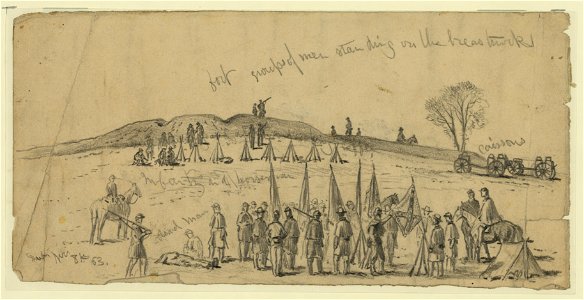 The battle of Rappahannock Station. Scene of Sunday in front of the works LCCN2004661445