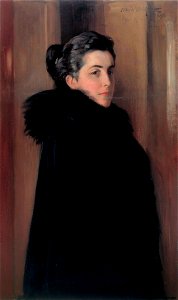 The artist's wife Ellan Edelfelt, by Albert Edelfelt