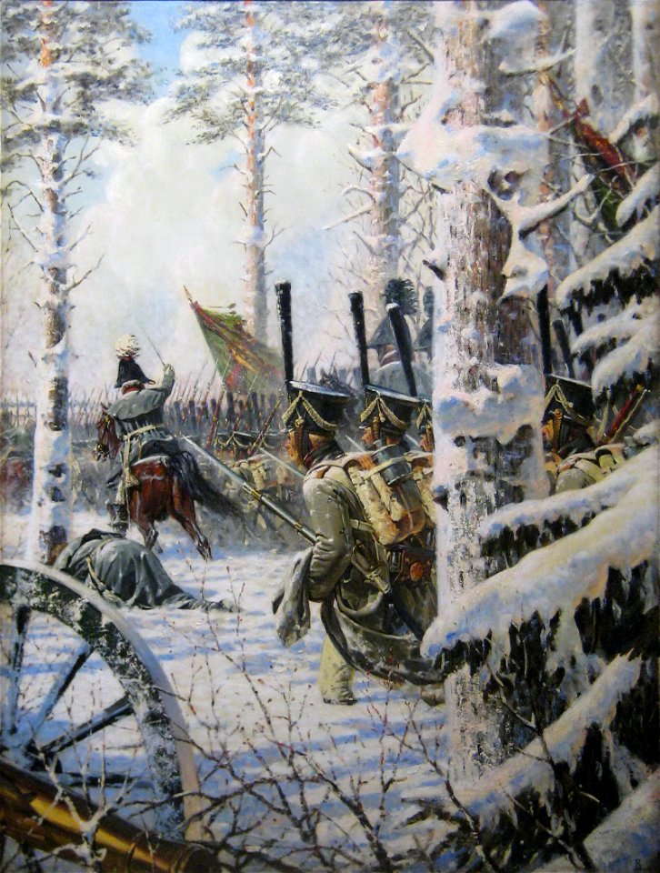 The Attack by Vereshchagin (1887-1895, GIM)