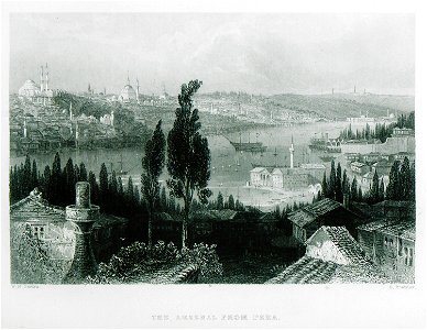The Arsenal from Pera - Pardoe Julia - 1839