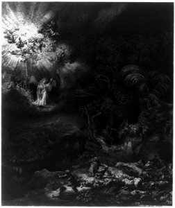 The angel appearing to the shepherds LCCN2002712733