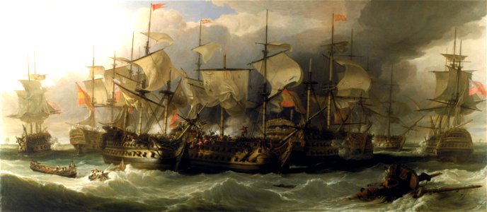 The Battle of Cape St Vincent, 14 February 1797 RMG BHC0488