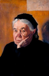 The artist's aunt, by Hugo Simberg