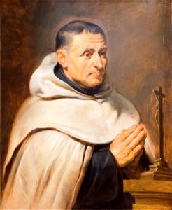 The Barber Institute of Fine Arts - Peter Paul Rubens - Portrait of a Carmelite Prior. Free illustration for personal and commercial use.