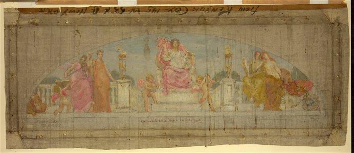 The arts - decoration for the Library of Congress LCCN2004661414