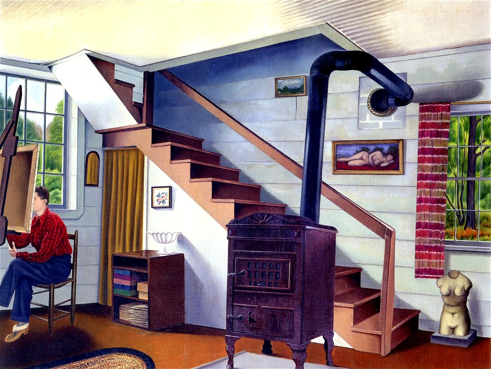 The Artist at Work. George Copeland Ault