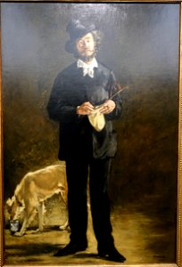 The Artist, Portrait of Marcellin Desboutin, by Edouard Manet, 1875, oil on canvas - Museu de Arte de São Paulo - DSC07193