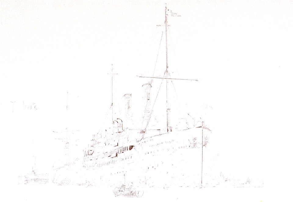 The Balmoral Castle as Royal Yacht 1911 RMG PV0898