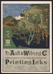 The Ault & Wilborg Company, manufacturers of lithographing and letter press printing inks. LCCN2014646834