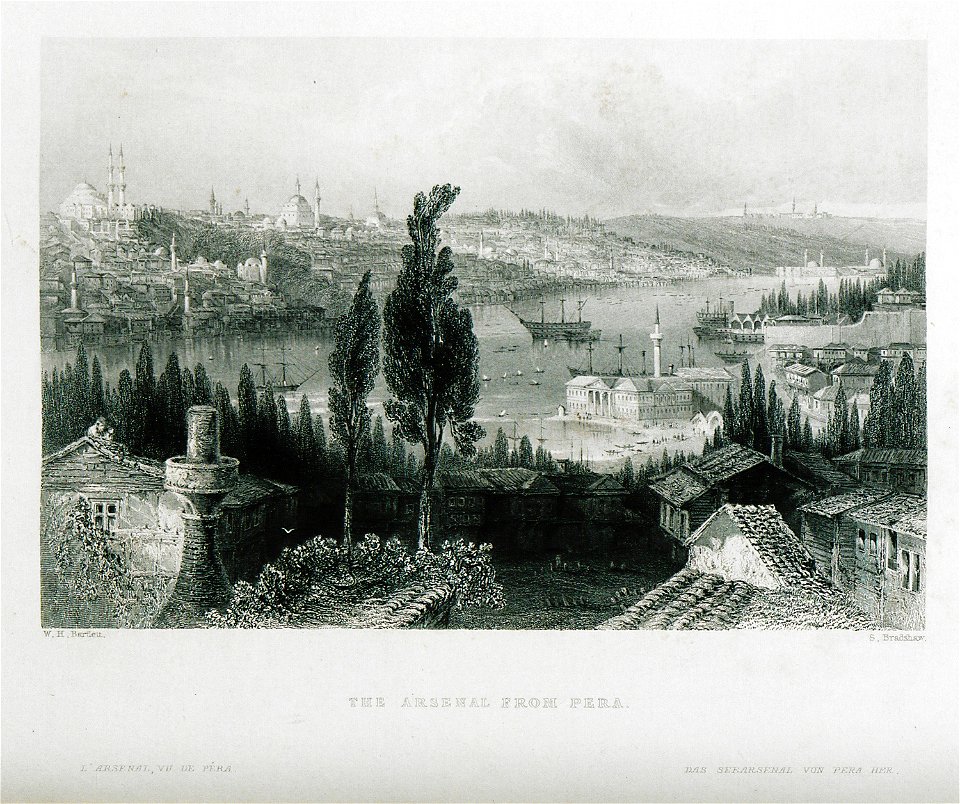The Arsenal from Pera - Pardoe Julia - 1838