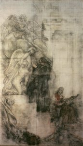The Art of Sculpture, Carl Michael Bellman in Sergel's studio - Nationalmuseum - 25335