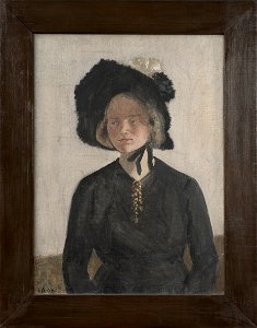 The Artist's Wife, Eva (Ivar Arosenius) - Nationalmuseum - 23284