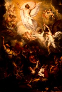 The Ascension) by Benjamin West, PRA. Free illustration for personal and commercial use.