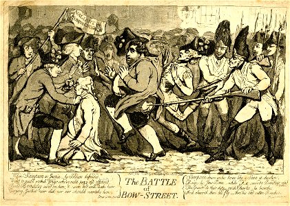 The battle of bow-street. (BM 1981,U.366)