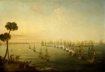 The Battle of the Nile, 1 August 1798 RMG BHC0513