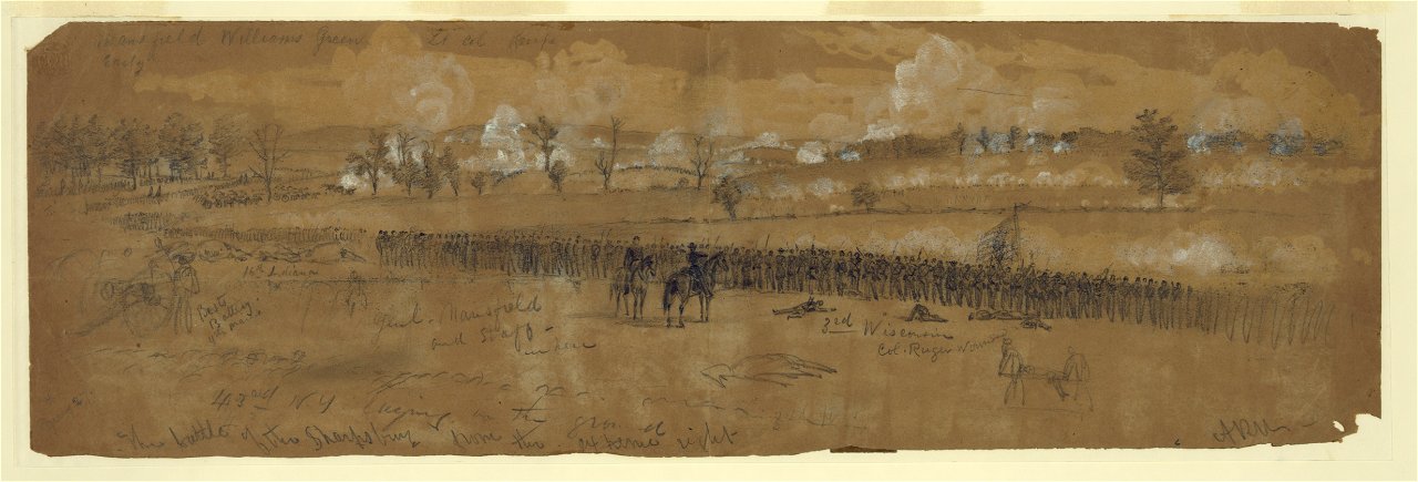 The battle of the Sharpsburg from the extreme right LCCN2004660896