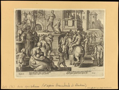The Beheading of St James 1582 print by Stradanus, S.I 55774, Prints Department, Royal Library of Belgium