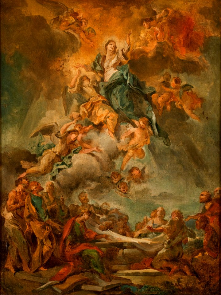 The Assumption of the Virgin (Carlo Carlone) - Nationalmuseum - 23734