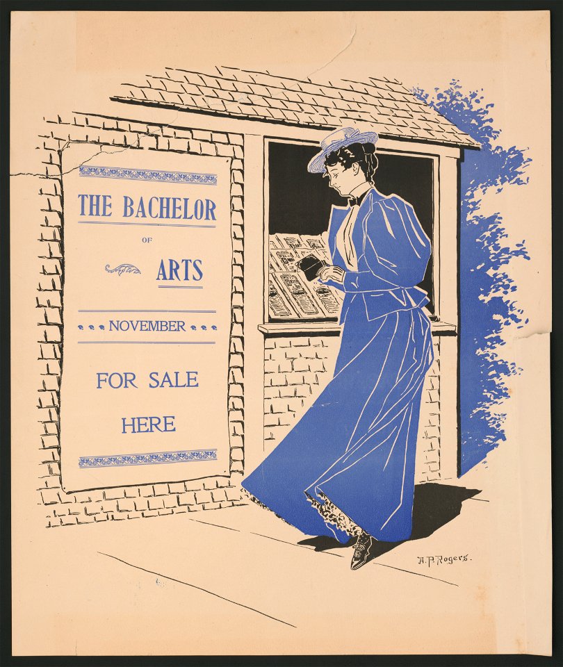 The bachelor of arts (for) November, for sale here LCCN2015646929