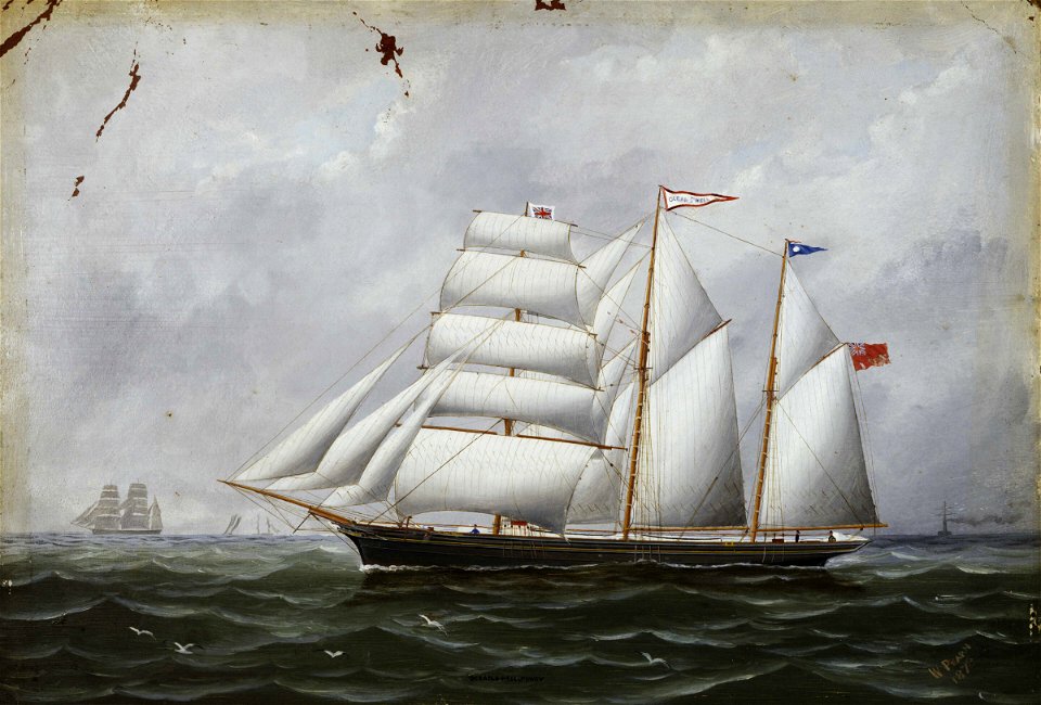 The barquentine Ocean Swell RMG BHC3526