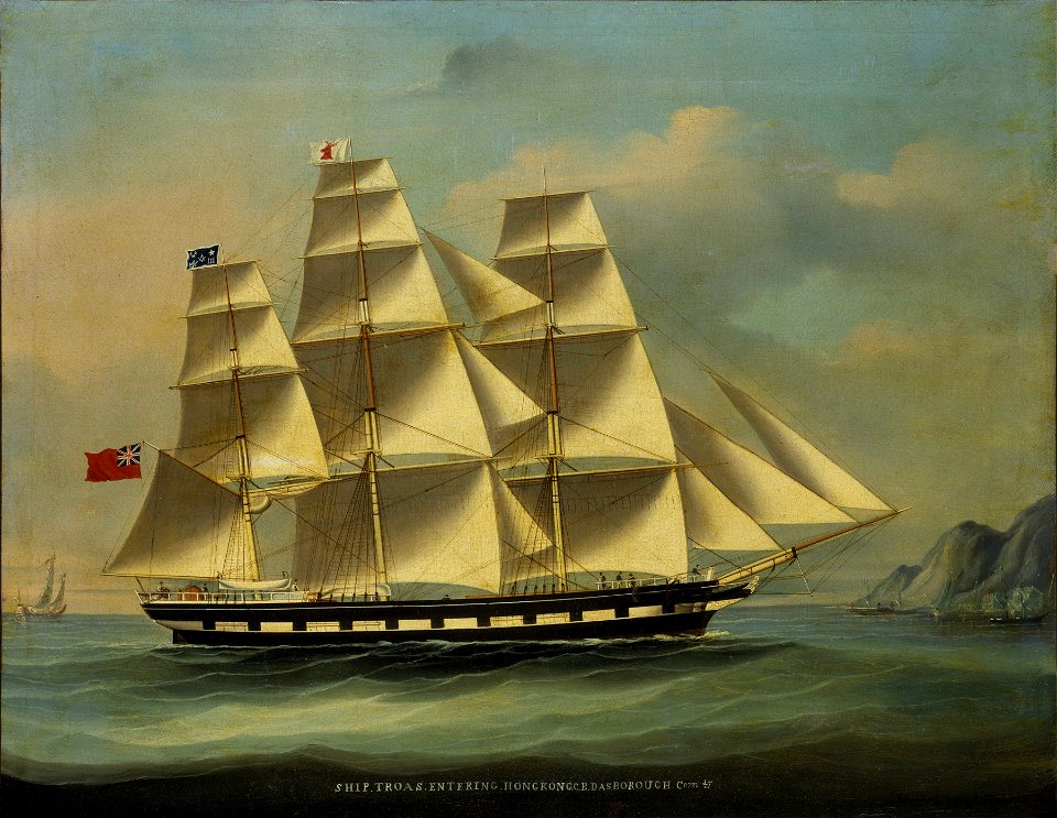 The barque Troas RMG BHC3677