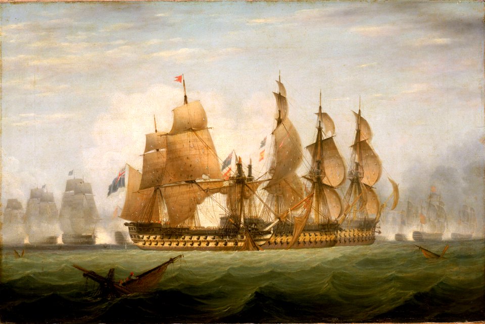 The Battle of Cape St Vincent, 14 February 1797 RMG BHC0491