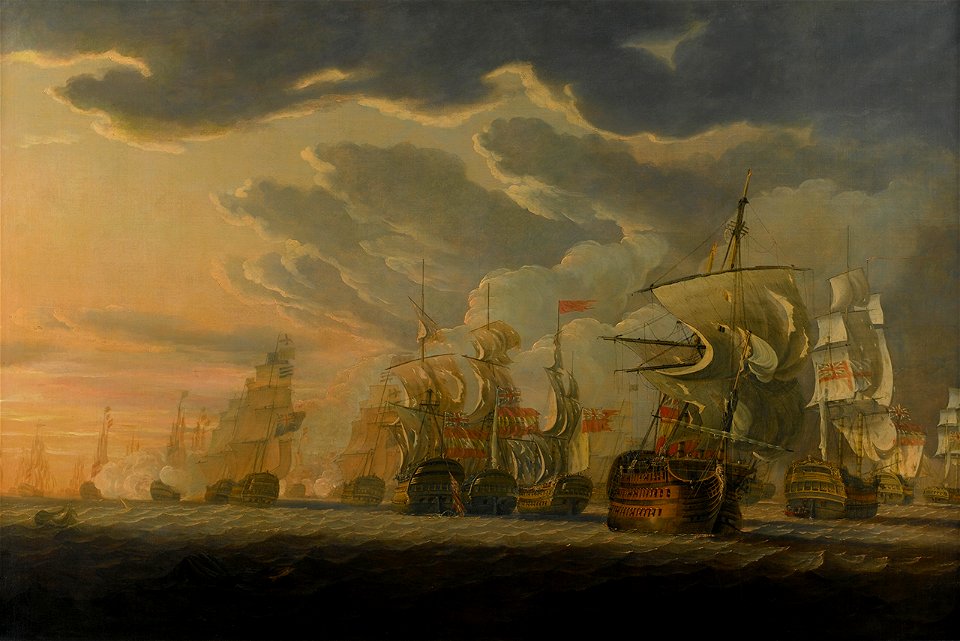 The Battle of Cape St Vincent, 14 February 1797 RMG BHC0486