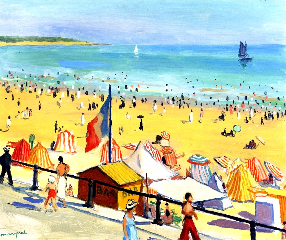 The Beach, Sables d'Olonne Albert Marquet