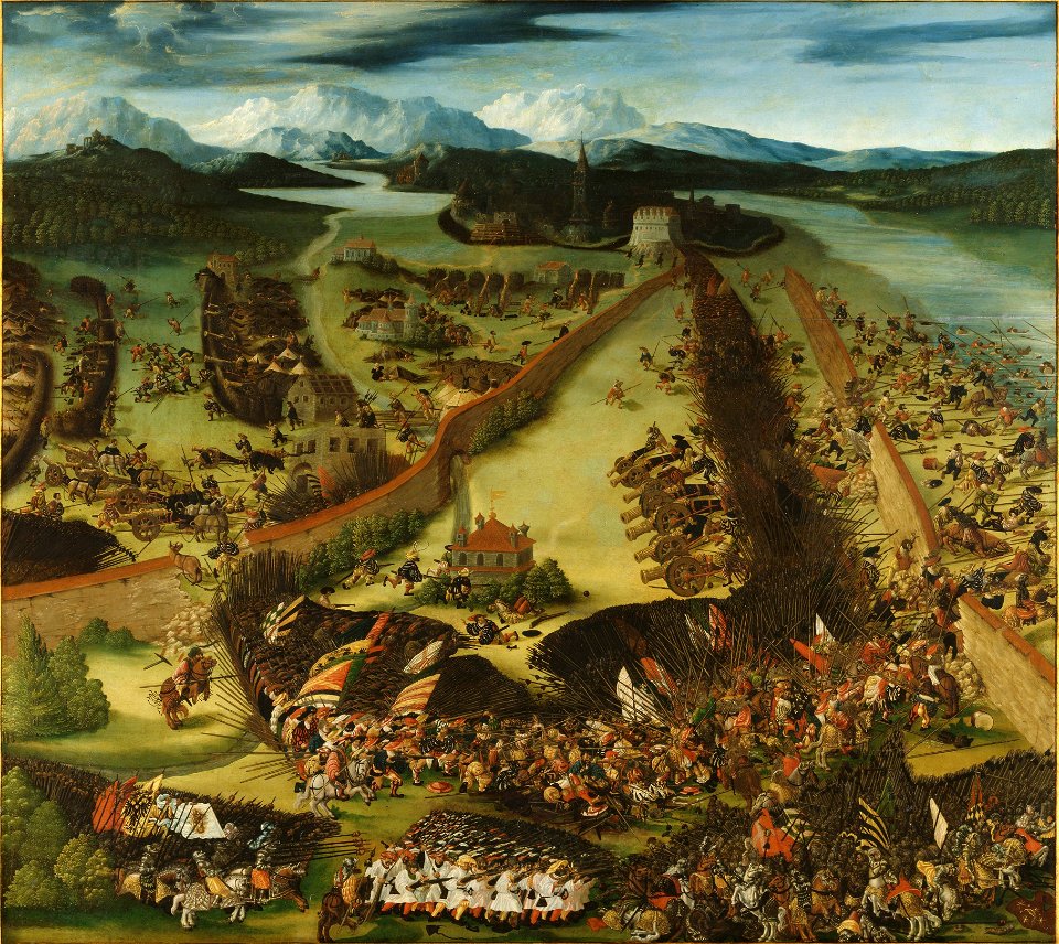 The Battle of Pavia, 1525 (by Rupert Heller) - Nationalmuseum, Stockholm