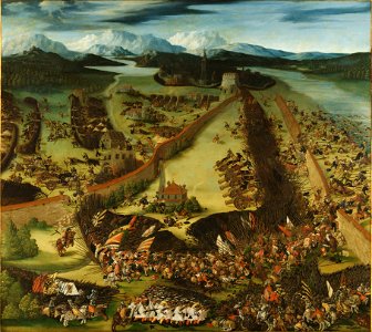 The Battle of Pavia, 1525 (by Rupert Heller) - Nationalmuseum, Stockholm