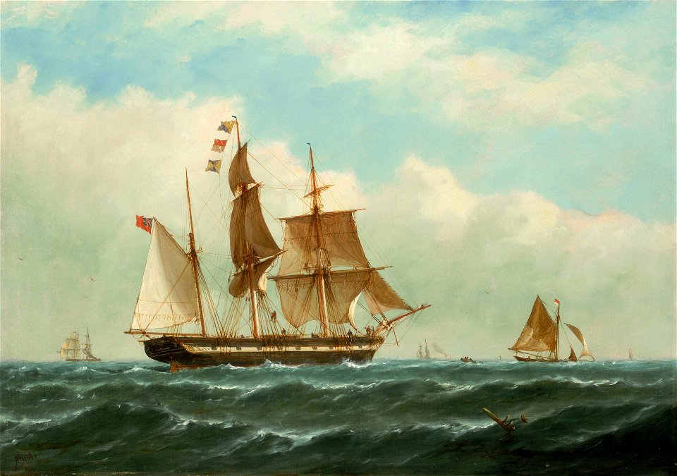 The barque Peerless RMG BHC3541