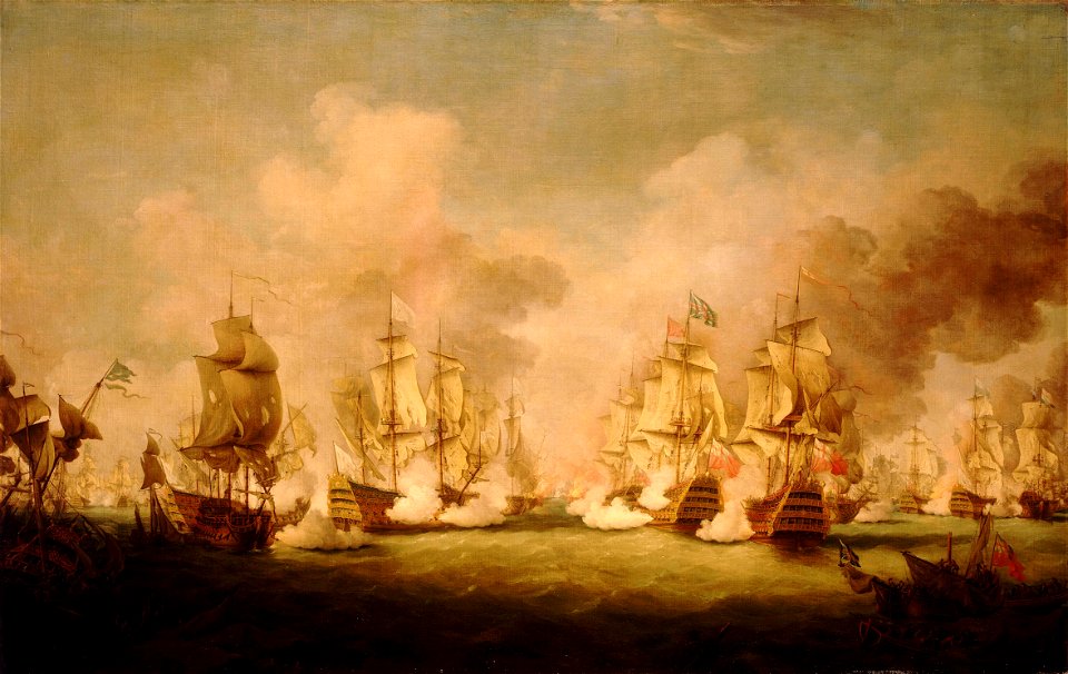 The Battle of Barfleur, 19 May 1692 RMG BHC0332