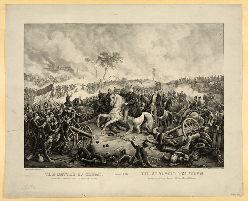 The battle of Sedan...Die schlacht bei Sedan LCCN2003679775