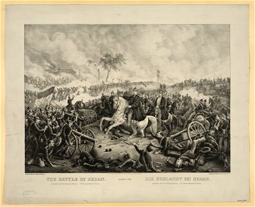 The battle of Sedan...Die schlacht bei Sedan LCCN2003679775