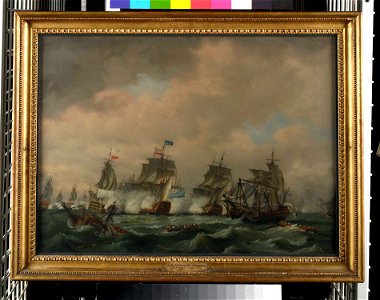 The Battle of Quiberon Bay, 20 November 1759 RMG BHC0396