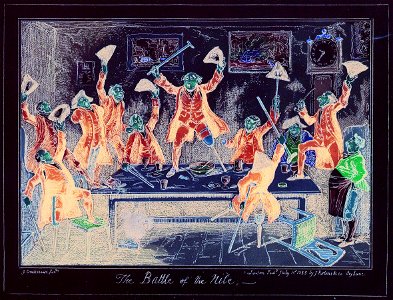 The Battle of the Nile (caricature) RMG PU4742