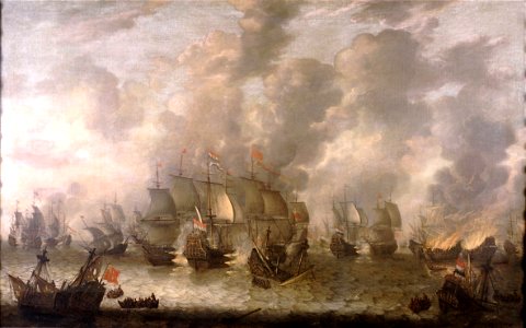 The Battle of Scheveningen, 31 July 1653 RMG BHC0278