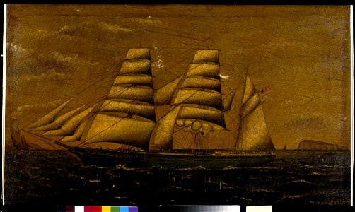 The barque C C Toby RMG L2878