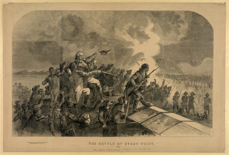 The Battle of Stony Point - J.H. Brightly, sc. LCCN2003681540