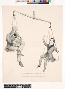 The balance of public favor. (BM 1853,0409.83 1)