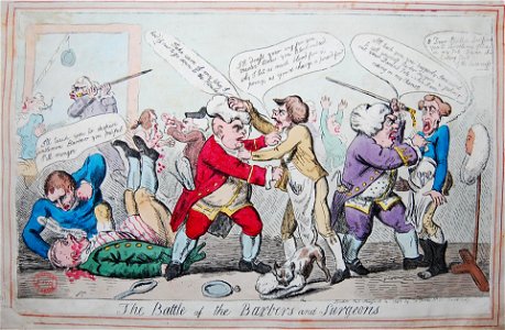 The Battle of the Barbers and Surgeons (BM 1935,0522.7.25)