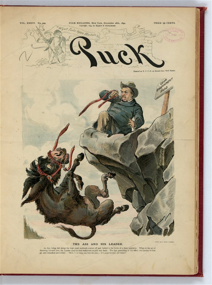 The ass and his leader - Keppler. LCCN2012648683
