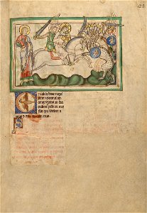 The Battle between the Horsemen and the Beast - Google Art Project