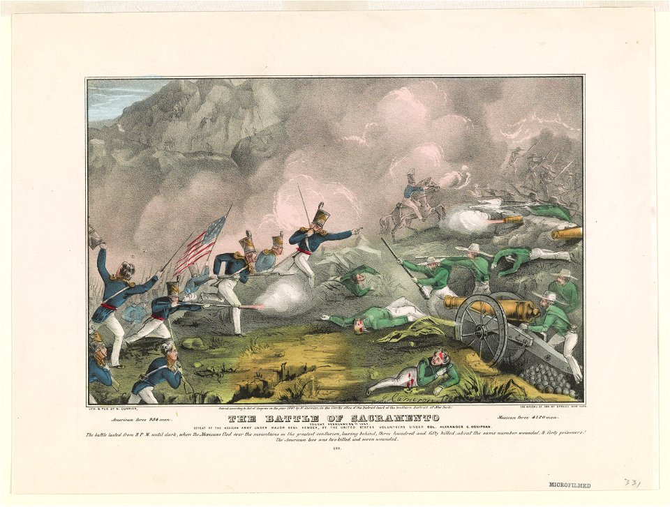 The battle of Sacramento- fought February 28th 1847 LCCN90709394