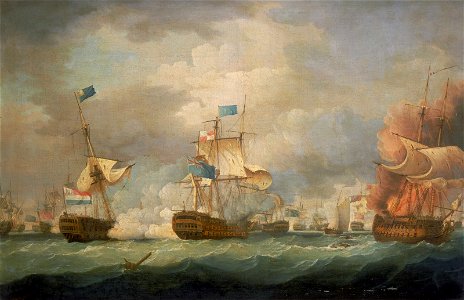 The Battle of Camperdown, 11 October 1797 RMG BHC0505